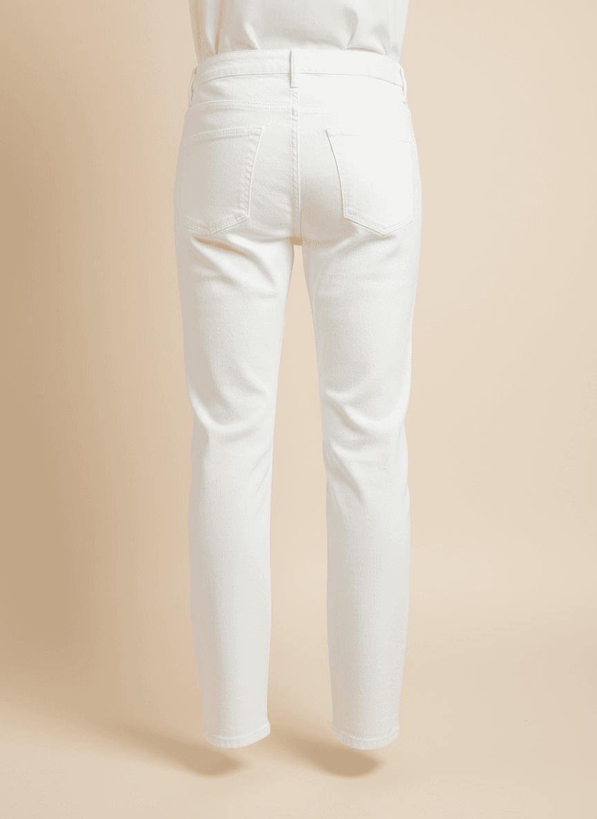 The Straight Jean in Optic White