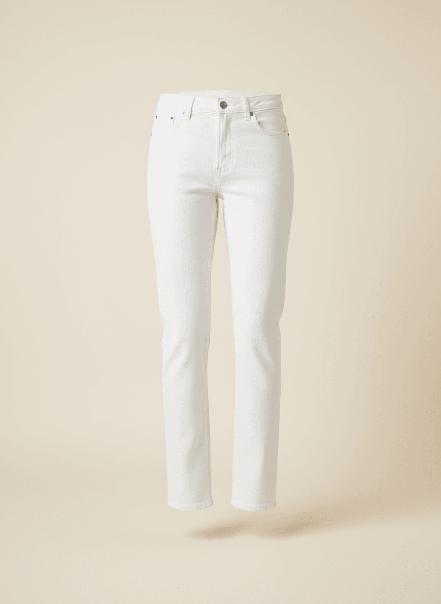 The Straight Jean in Optic White